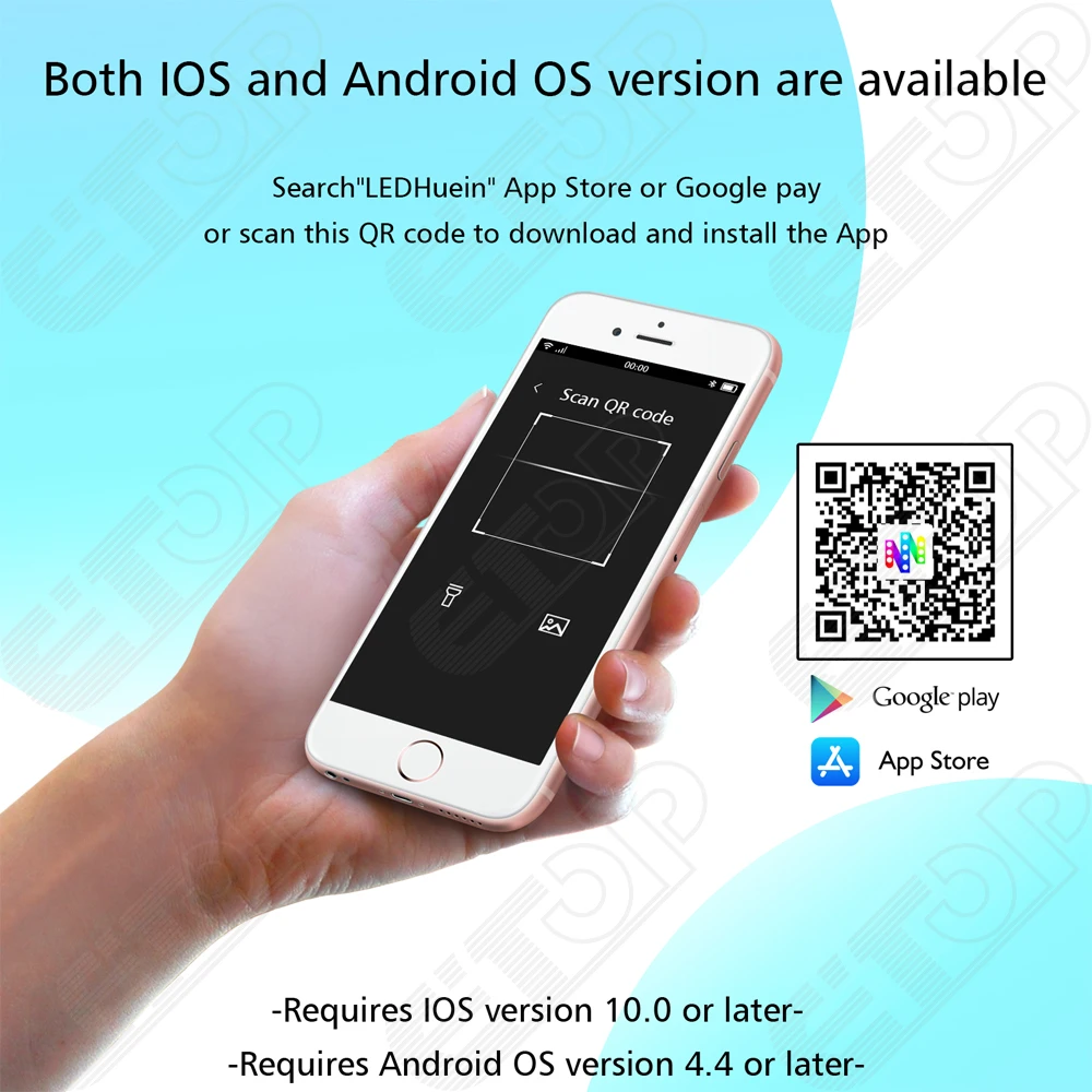 وحدة تحكم APP SP110e مقاومة للماء RGB تحكم بلوتوث بالألوان الكاملة مع موصل XConnect/Raywu