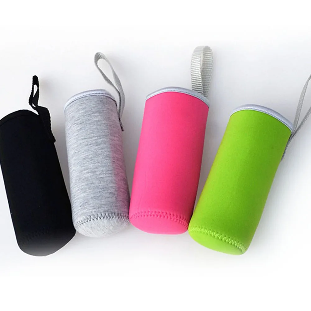 Sport Water Bottle Cover Neoprene Insulator Sleeve Protective Cover Cloth Pouch For 280/360/420/550ML Portable Vacuum Glass Cup