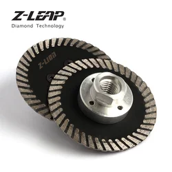 Z-LEAP 75MM mini diamant Schneiden Klinge mit abnehmbare FIange M14 5/8 - 11, trennscheibe für gravur granit und sandstein