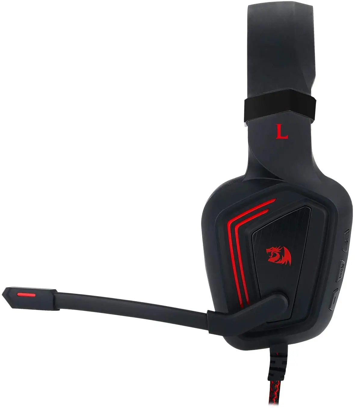 RedDragon H310 Muses Cable Gaming Headset 7.1 Surround Sound Headset volume control compatible with PC PS4/3 and Nintendo Switch