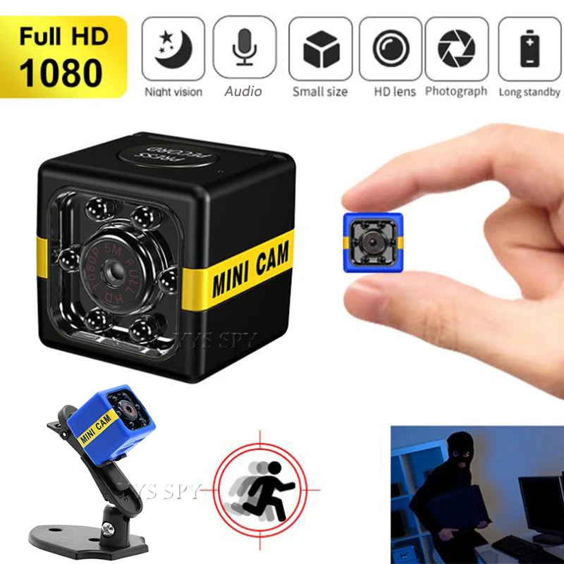 New HD Mini Camera Auto IR Night Vision Small Kamera Espia Action Body Micro Camcorder Support Hidden SD Card Digital DVR Camara