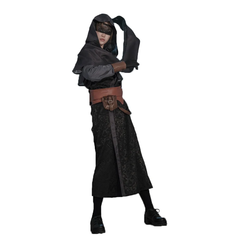 

Identity V Cos Diviner Prophet Hot Game Cosplay Costume Shawl+Clothing+Gloves+Belt+Waist+Eye mask