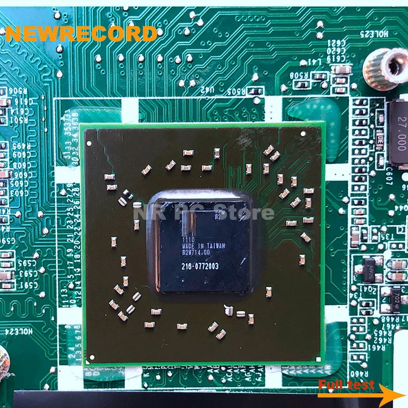 For Lenovo Ideapad Y560P Laptop Motherboard 11013167 DAKL3EMB8E0 HM65 216-0772003 GPU Main Board Full Test