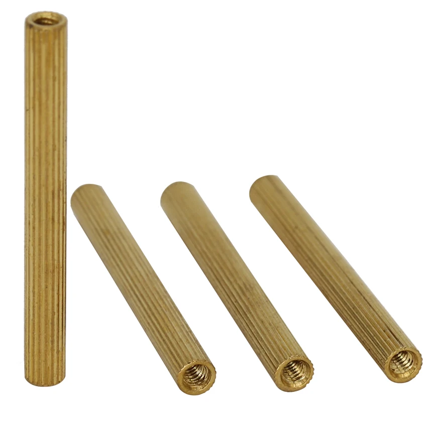 

M2 M2*23 M2x23 M2*24 M2x24 Brass Female To Female Dual Thread Nut Column PCB Cylinder Stand Off Stand-off Pillar Spacer Standoff