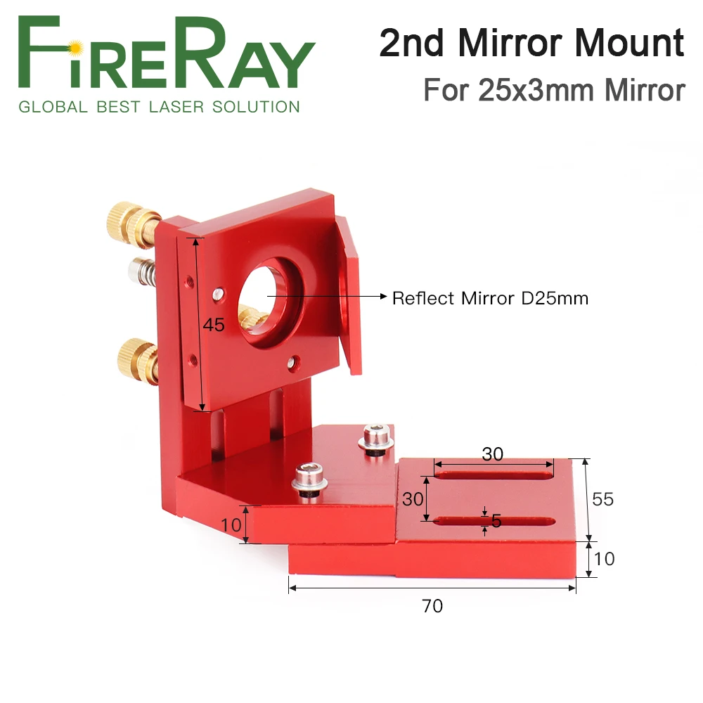 FireRay E Series CO2 Đầu Laser + Tặng 1 Chiếc Ống Kính Lấy Nét + Tặng Kèm 3 Sĩ/Tháng Gương Cho co2 Laser Khắc Cắt Các Chi Tiết Máy