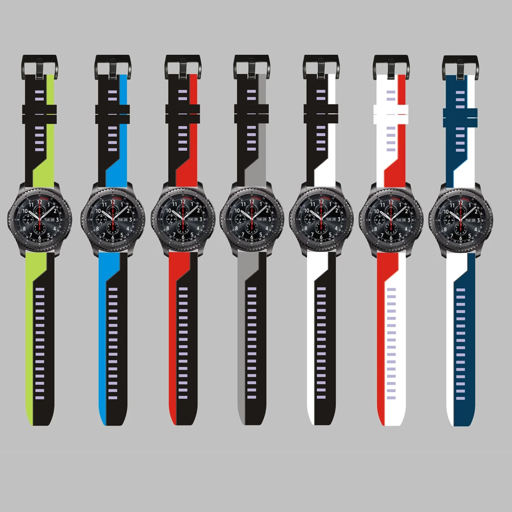 20mm 22mm Silicone Watchband Amazfit GTS 2 Mini/2e/GTS2 Mini/GTR 42mm 47mm/GTR2/2e/Stratos 2/3 Bracelet Watch Amazfit Bip Straps