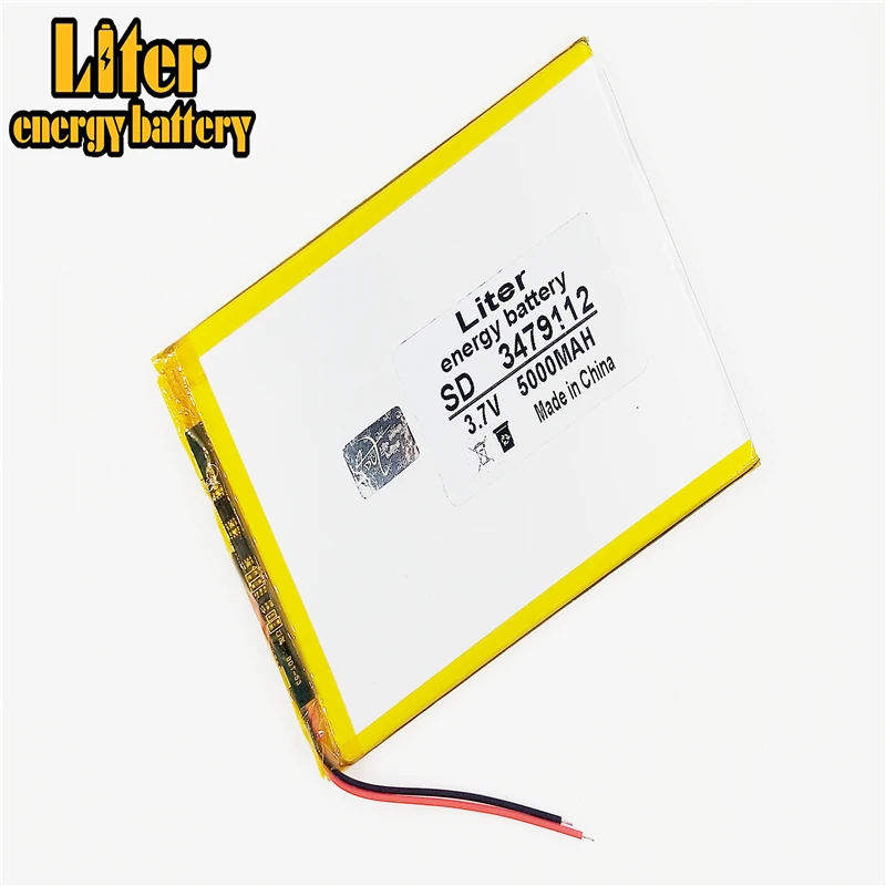 タブレットポリマーバッテリー 9 インチタブレットバッテリー国内内蔵 rechareable バッテリー 3.7 v 5000 mah 3479112