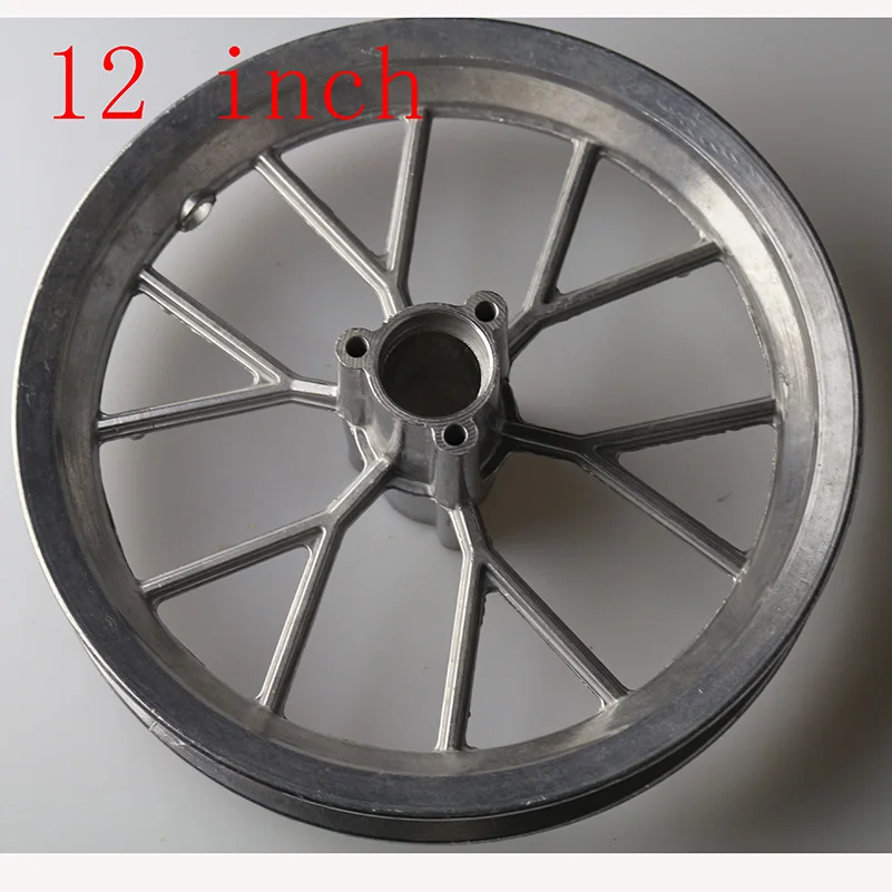 Good quality 12 inch Aluminum Rim Wheel Hub Tire fit Bike Scooter cubo de la rueda para patinete recambio