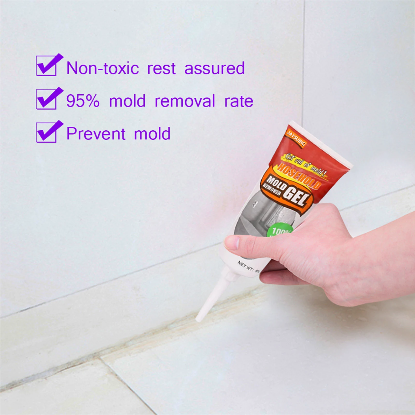 Anti Mould Gel Anti-Odor Household Deep Wall Black Mold Mildew Fungus Gel Remover Tile Glass Crack Kitchen Cleaner Cleaning Tool