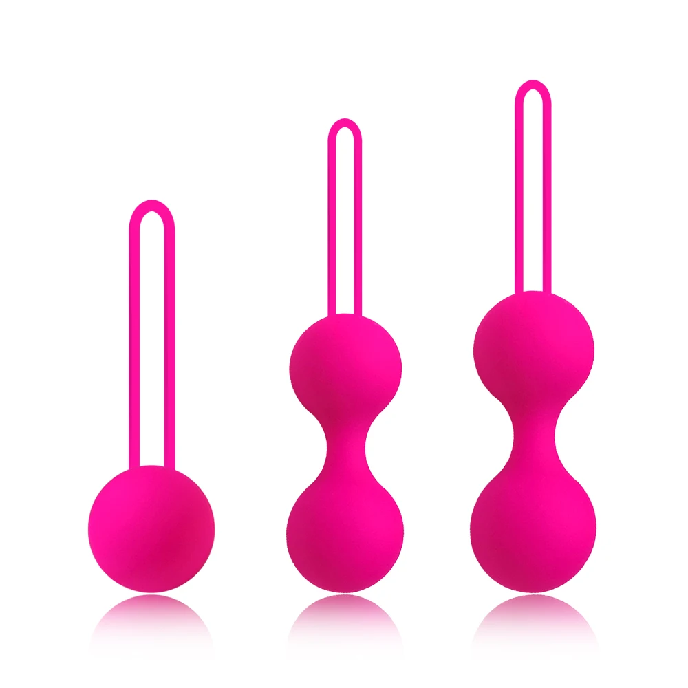 

Vaginal Ball Sex Toys for Women Safe Silicone Smart Kegel Balls Chinese Ben Wa Vagina Geisha Massager Ball Tightening Exerciser