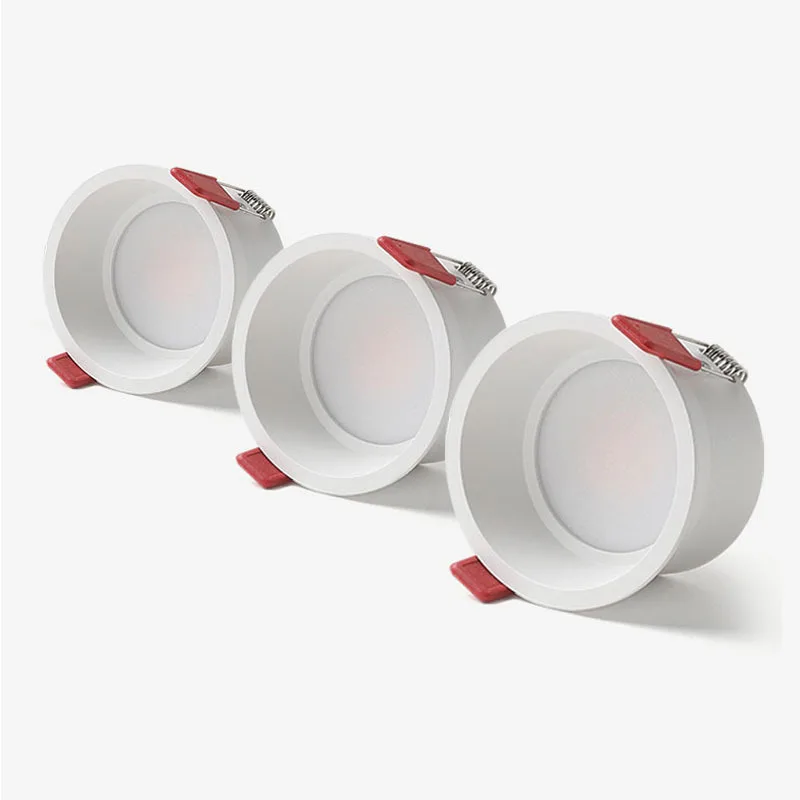 LED Downlight Ceiling Light Embedded Home Living Room Ceiling Narrow Side Anti-glare Eyes Light Home  Perforated Spotlight