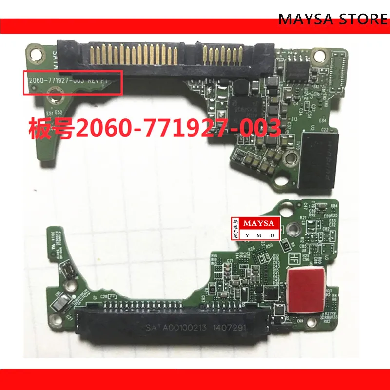 

HDD PCB logic board printed circuit board 2060-771927-003 REV A P1 2.5 SATA hard drive repair data recovery