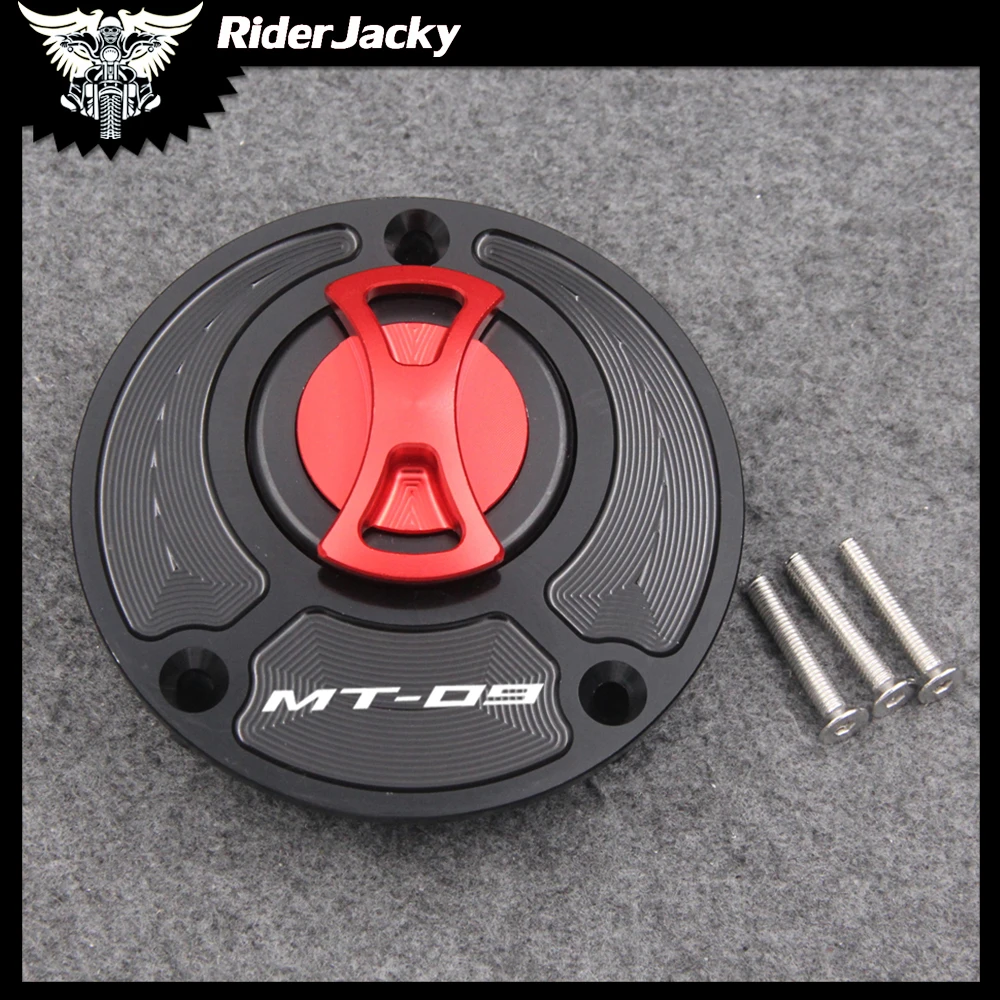 Keyless Motorcycle Fuel Gas Tank cap Cover For Yamaha MT 09 MT09 MT-09/FZ-09/SR (Not FJ-09) 2014-2020 2015 2016 2017 2018 2019