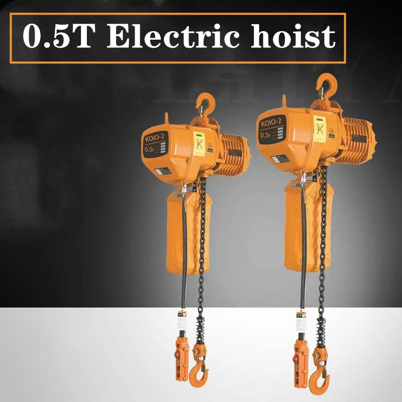 0.5T 380V 3 phase electric hoist  chain hoist single chain chain chain chain electric hoist