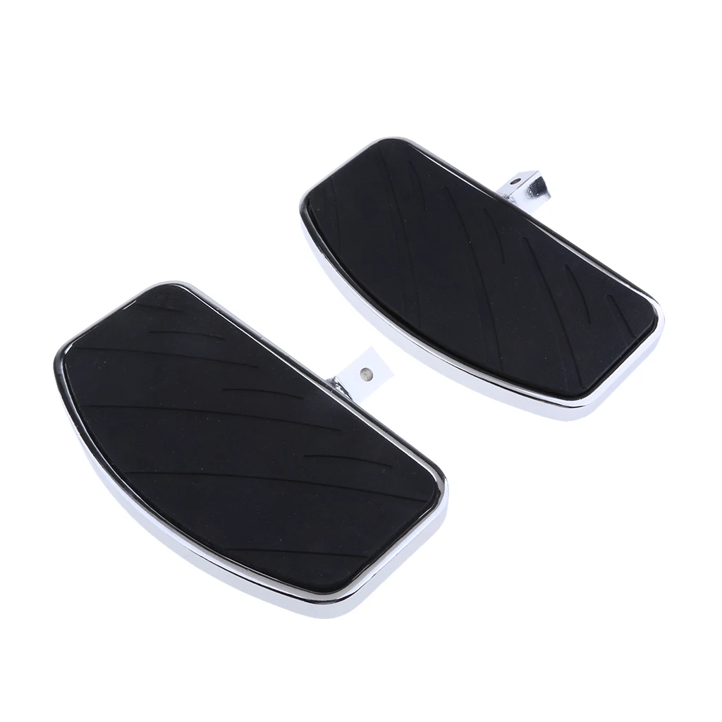 2pcs Black Front Rider Foot Pedals for Honda  VF 250 750 for Yamaha V-STAR DragStar 650 XV Foot Rest Pegs Footboard