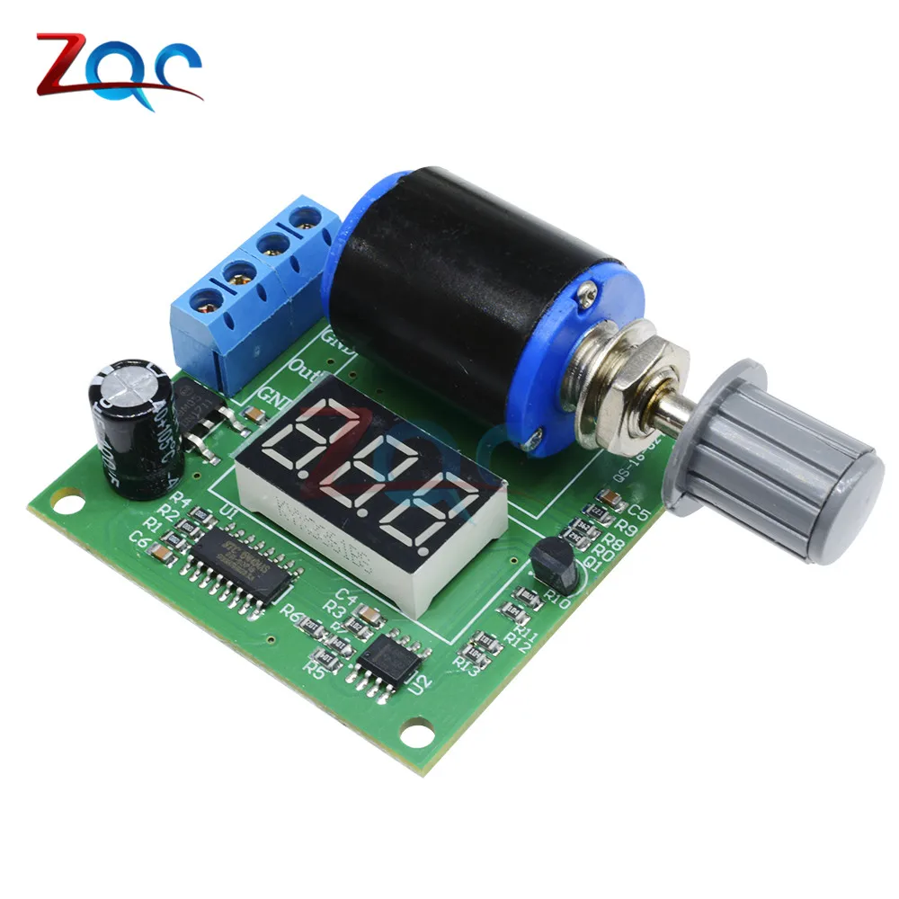 DC 12V 24V 4-20mA Frequency Signal Generator Module Digital LED Display Signal Sources Valve Adjustment Analog Transmitter Board