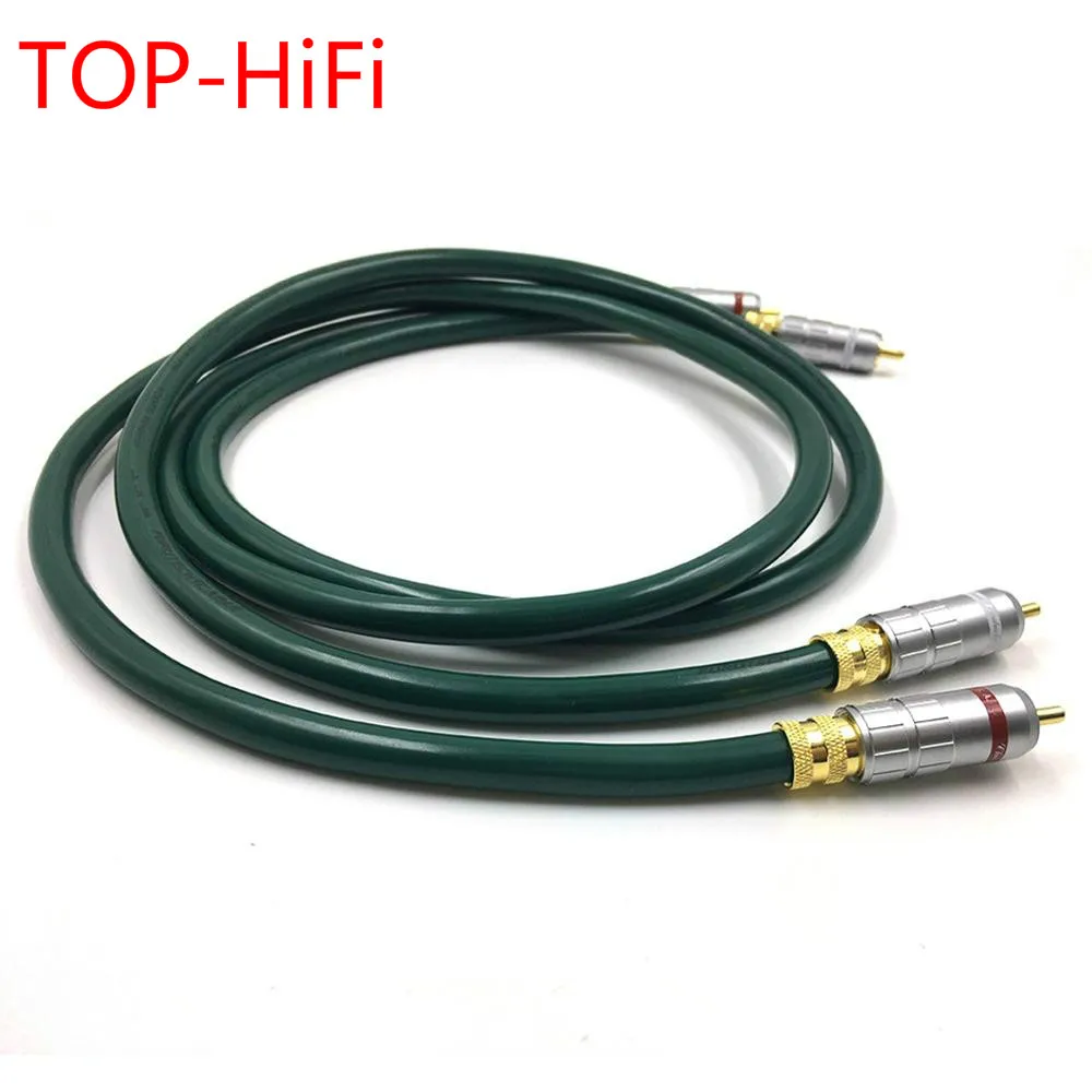 

TOP-HiFi Pair Type-2 Gold Plated RCA Plug Audio Cable 2RCA Male to Male Interconnect Cable for FURU--CH FA-220