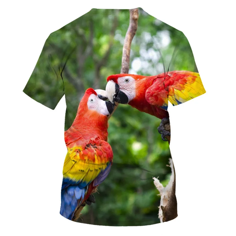 Animal T-shirt 3d Print Casual  Little Bird Summer Breathable Elasticity Strong  High Quality Tees Funny Crewneck Jacket