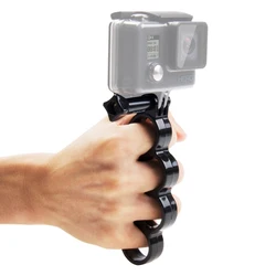 PULUZ Plastic Handheld Knuckles Fingers Grip Ring Monopod Tripod For GoPro Hero12 Black Hero11 /10 /9 /8 /7 /6 /5, Insta360, DJI