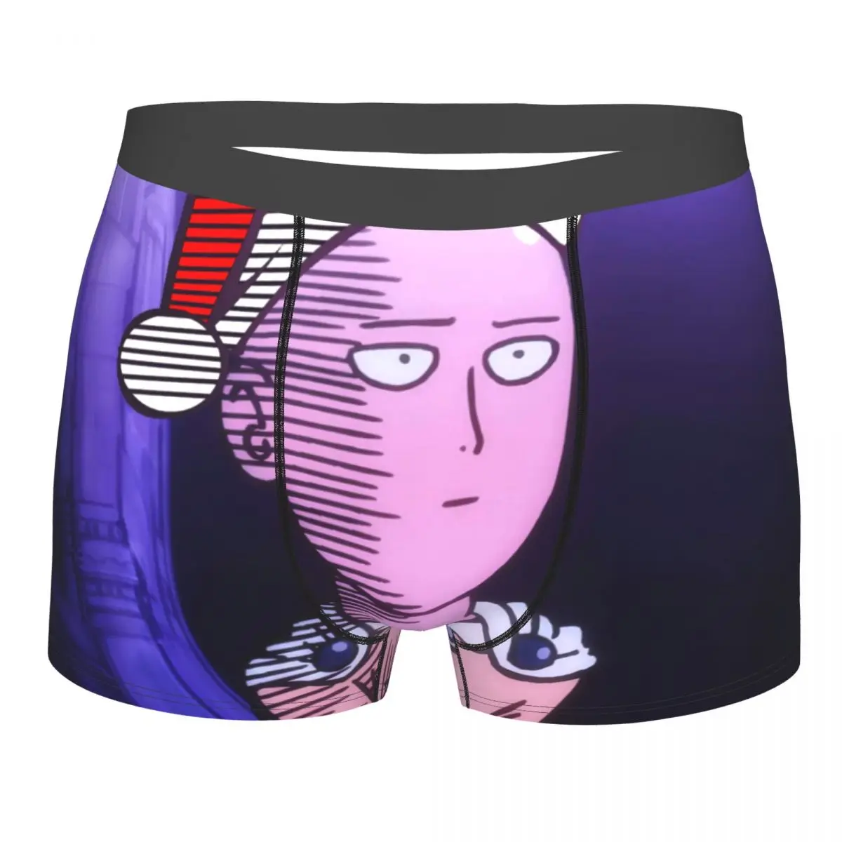 

Anime - One-Punch Man Underpants Breathbale Panties Male Underwear Print Shorts Boxer Briefs