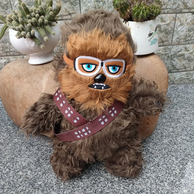 Original Disney Movie Star Wars Cartoon characters Chewbacca Plush Stuffed Toy Dolls 32cm Limited Edition Children's Collectible