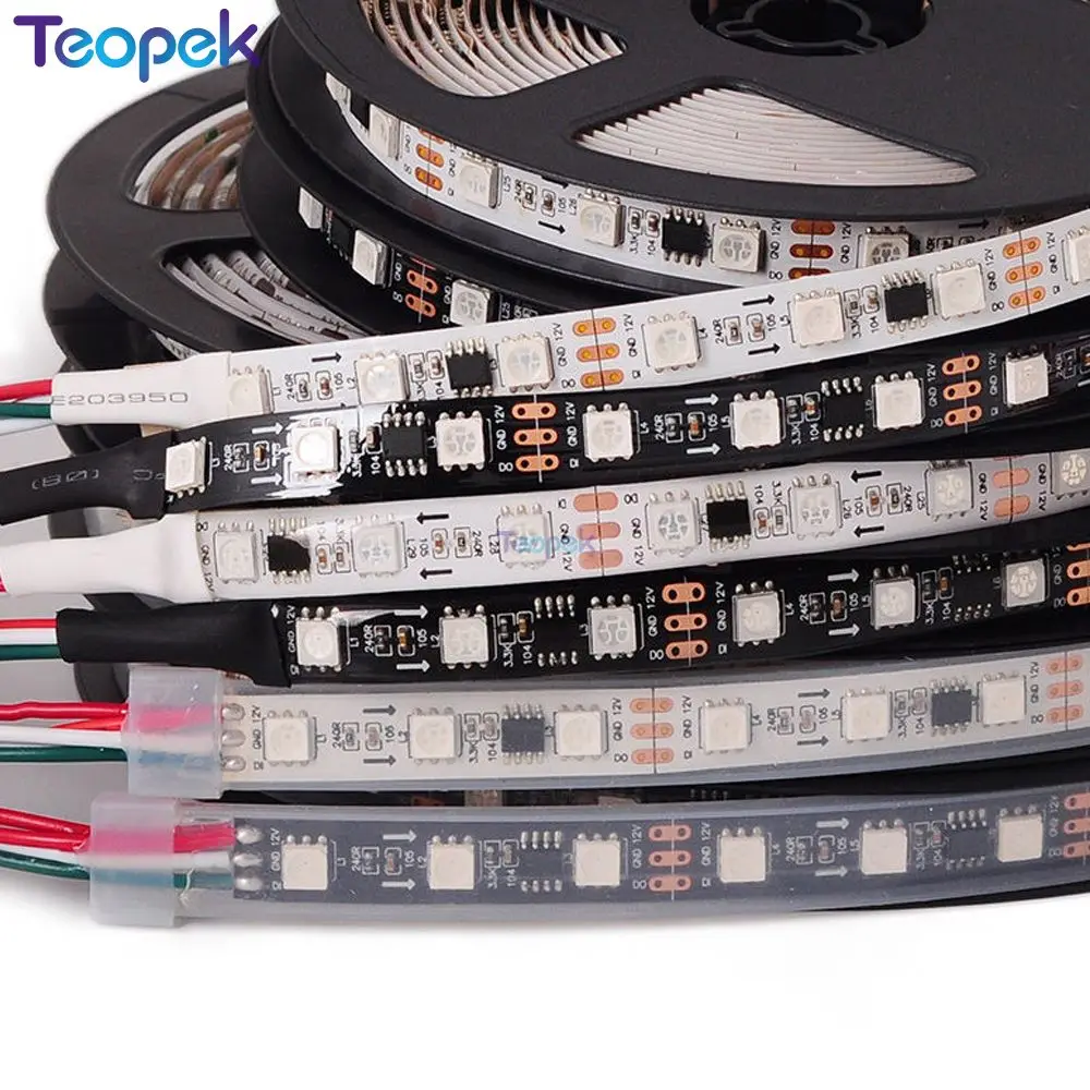 

WS2811 RGB Led Strip 5050 SMD Addressable 30/48/60 Leds/m Led Pixels 1 Ic Control 3 Leds 5m DC12V