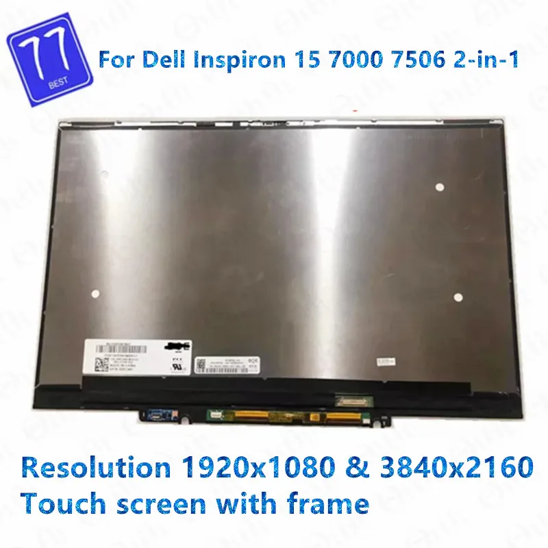 

15.6'' FHD UHD Touch Screen assembly For Dell Inspiron 15 7000 2-in-1 7506 LCD Touch Screen Digitizer Replacement Assembly