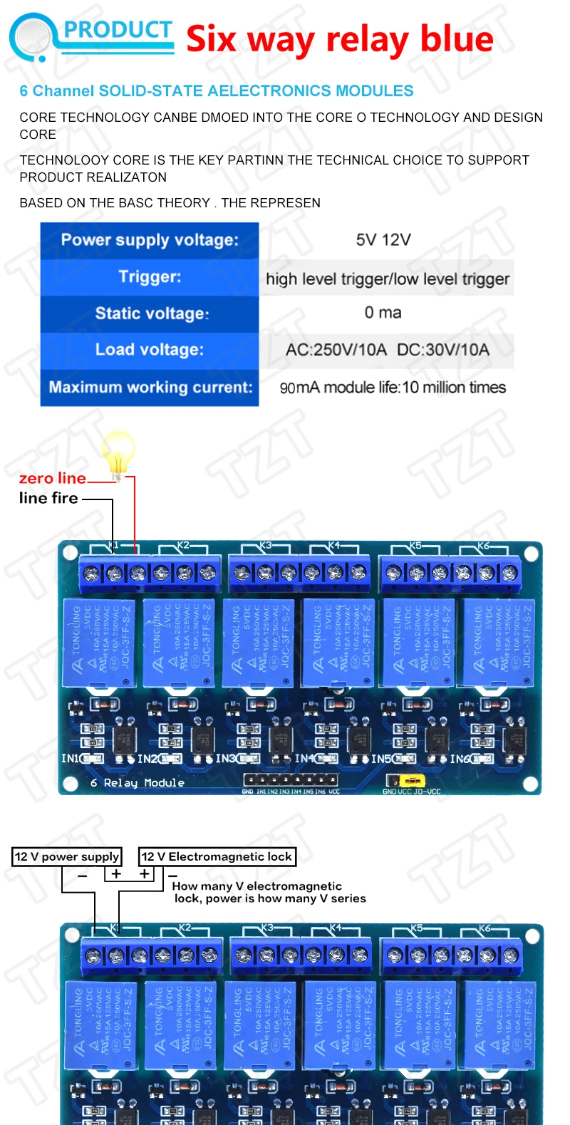1/3 Stück 5V 1 2 4 6 8 Kanal Relaismodul mit Optokoppler Relaisausgang 12V 1 2 4 8 Wege Relaismodul für Arduino Raspberry Pi – Detail 29