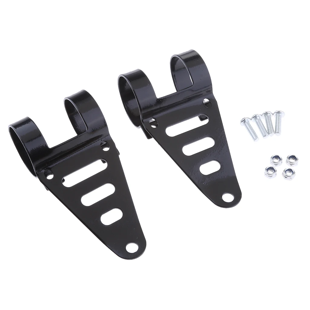 41-43mm Motorcycle Universal Headlight Fork Mount Bracket Head Lamp Holder image 2