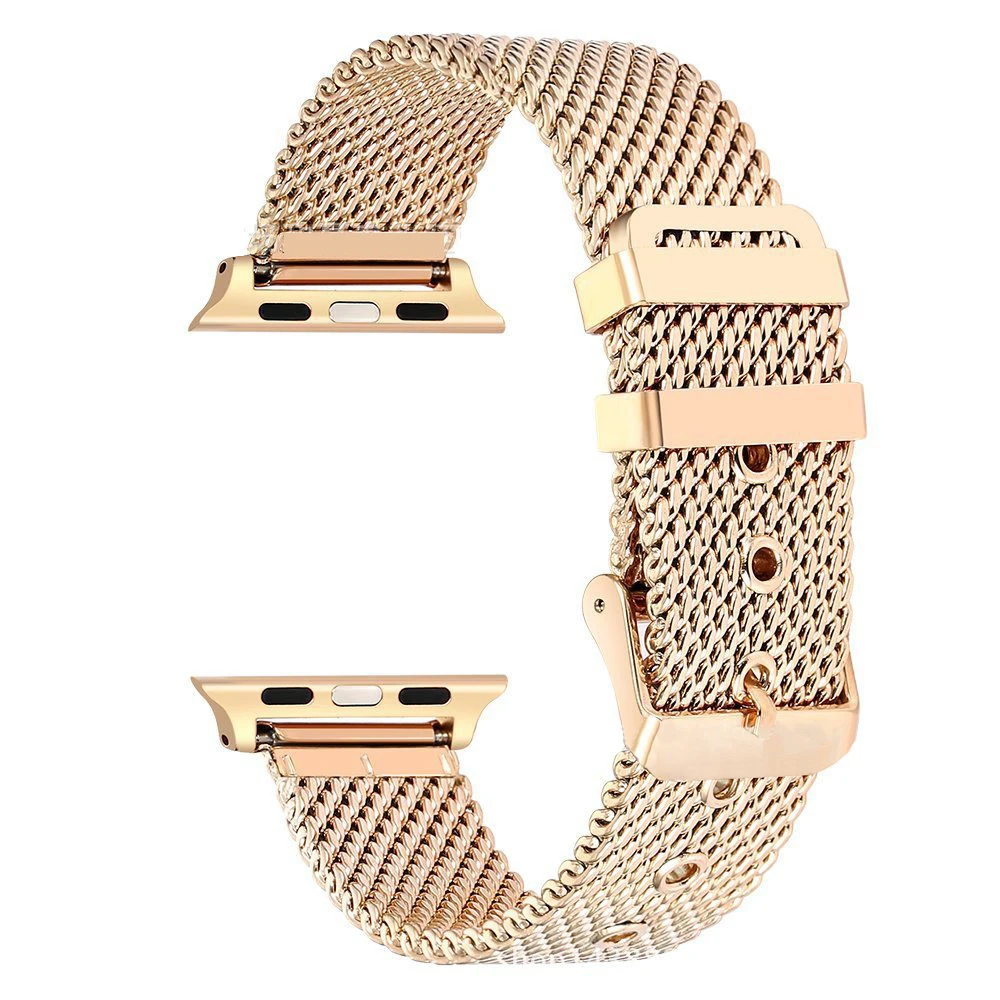 

For apple Watch with stainless steel iwatch mesh with apple watch8SE Samsung Huawei gt