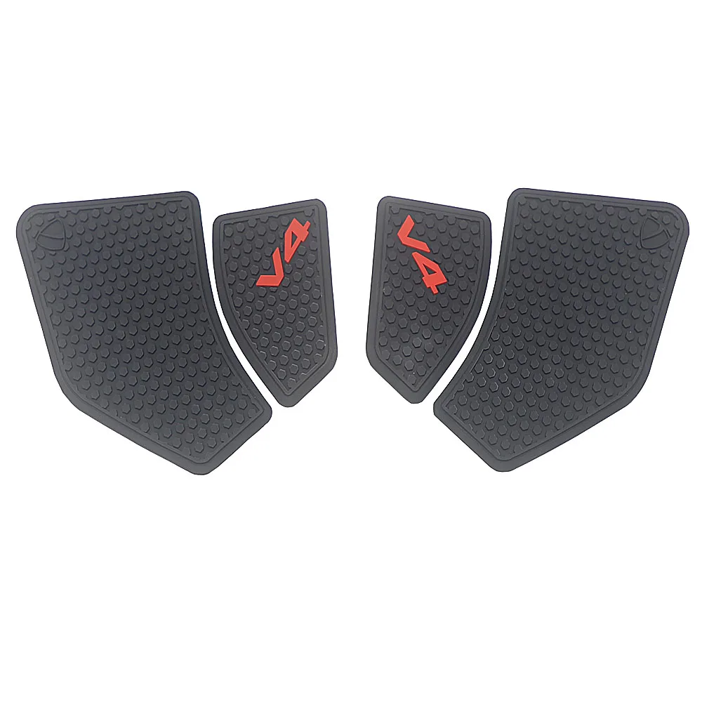 Motorcycle Accessories FOR Ducati Black Fuel Tank Grip Pads Knee Traction V4 Panigale V4S Streetfighter V4 S 2021 2020 2019 2018