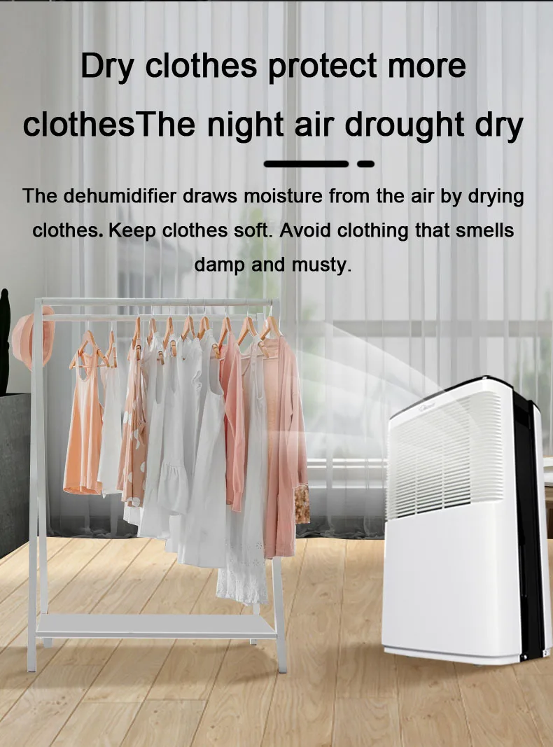 Shenhua เครื่องลดความชื้น Home ห้องนอนขนาดเล็ก Dehumidifier Basement เงียบเครื่องลดความชื้นอบแห้งเครื่องดูดความชื้น Commercial เครื่องลดความชื้น