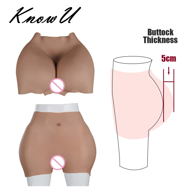 

KnowU Silicone Panty Thick Hip Pad Full Hip Pants Sexy Buttocks For Cosplay Transgender Crossdresser