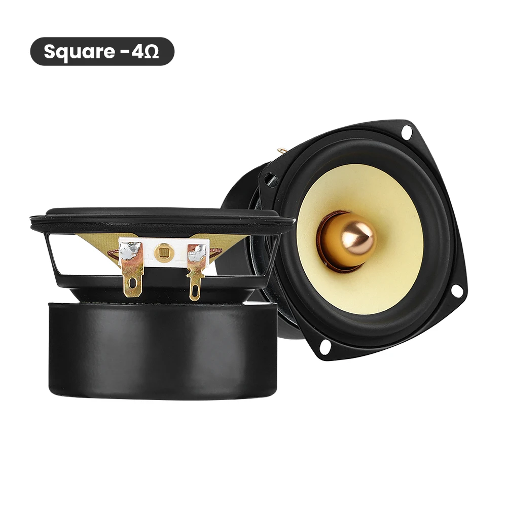 AIYIMA 2Pcs 3 Inch Portable Full Range Audio Speaker 4 8 Ohm 25W HiFi Bullet Bookshelf Speakers DIY Home Amplifier Audio Amp image 3