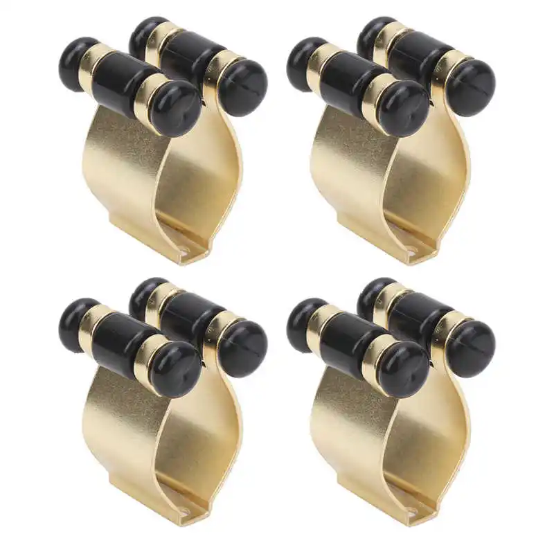 4pcs Billiards Stick Clips Rack Clip Wall Mount Pool Stick Holder Iron Pool Billiard Supplies Accessory