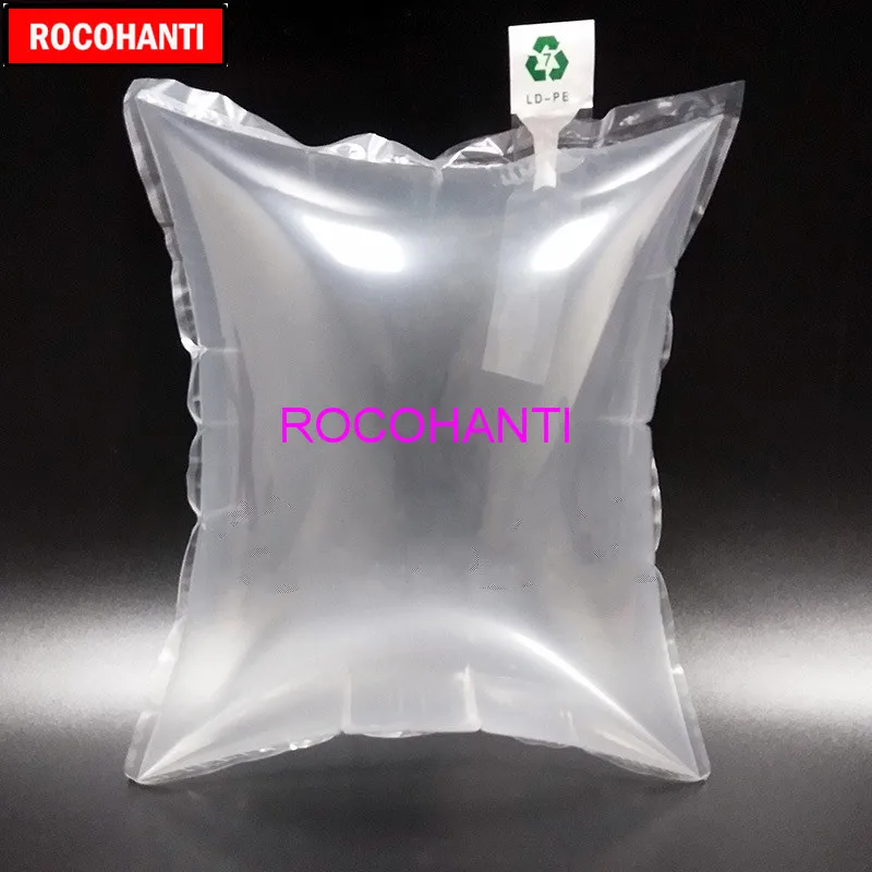 100pcs Custom Eco-Friendly Plastic Air Bag, Inflatable Column Bag, Cushion Film, Protective Packaging Gift Bag for Gifts Mailing