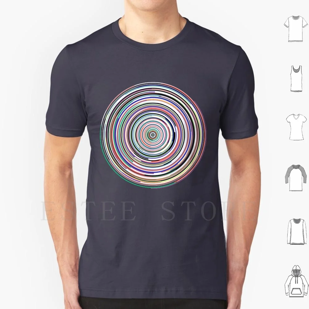 Camiseta colorida con diseño de mandala para hombre, camiseta de algodón 6xl con patrón de mandala, patrón de mandala en blanco y negro, patrón Zen