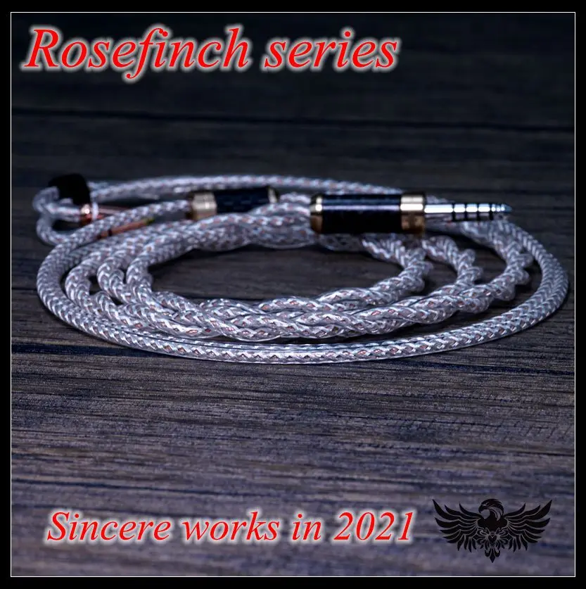 

Rosefinch series New structure design, earphone upgrade cable MMCX N5005 0.78MM IEM QDC