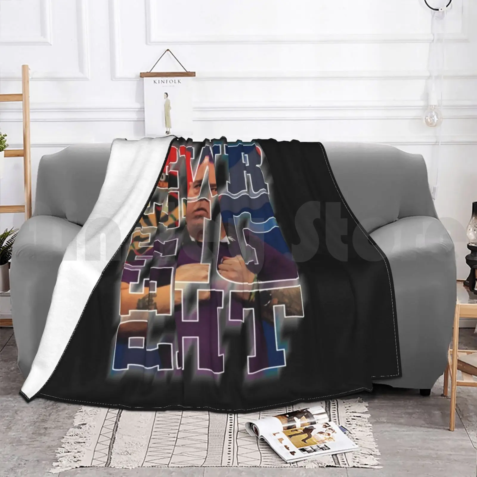 بطانية Snakebite Peter Wright World Blanket أزياء مخصصة ثلاثية Snakebite Wright Snakebite Double Out Darts Wright