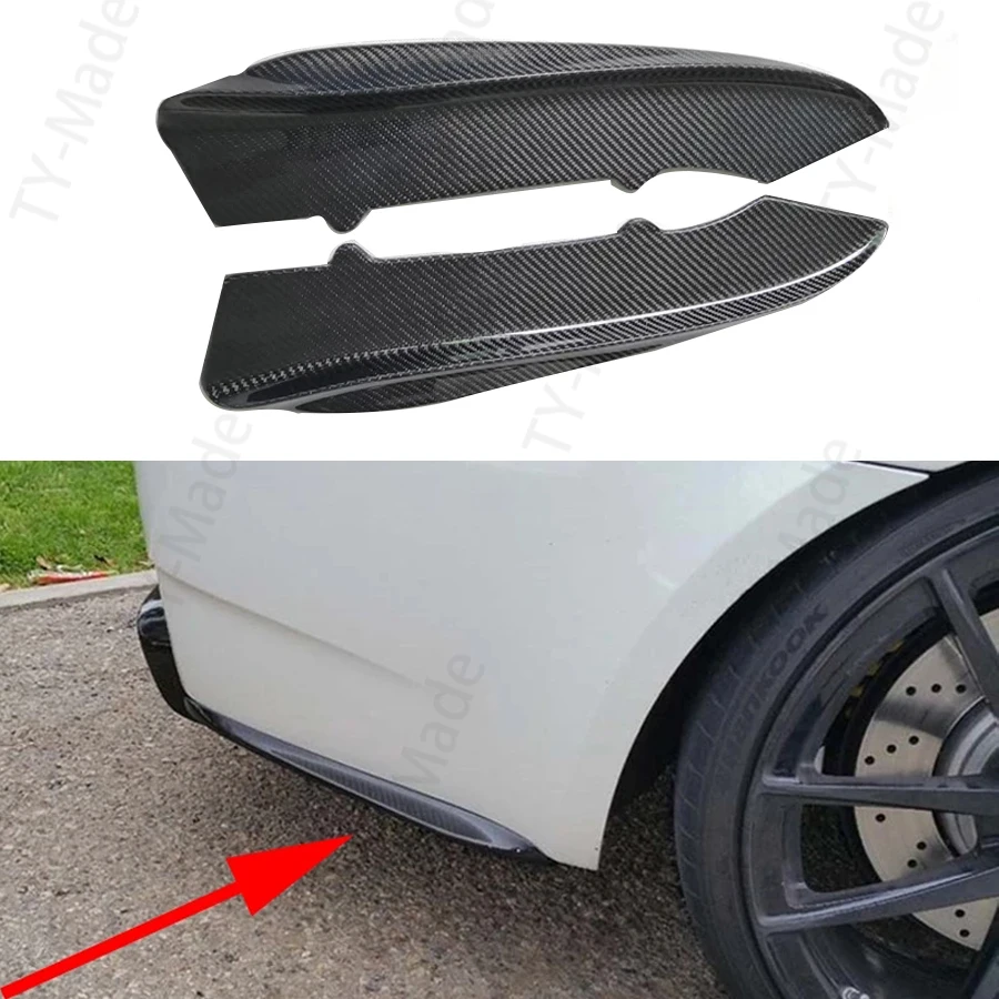 

3 Series Carbon Fiber/FRP Rear Bumper Side Splitters Fins Spoiler Bumper Aprons for BMW E92 E93 M3 K Style 2009 2010 2011 2012