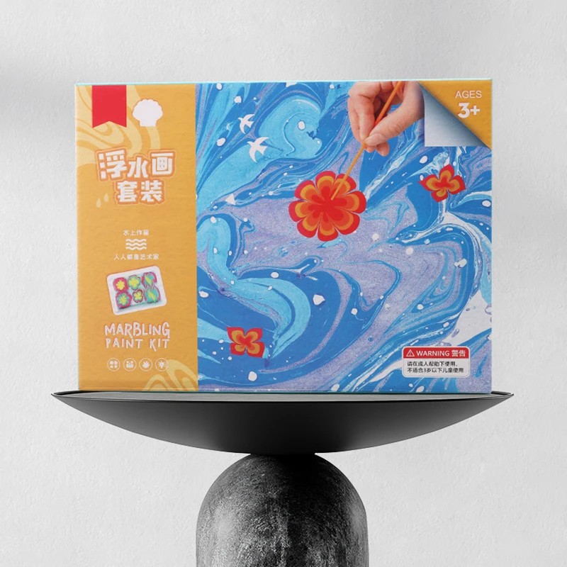 Floating Painting Kit Diy Marbling Extended Shadow Color Graffiti Art Tool Creative Children Water Material