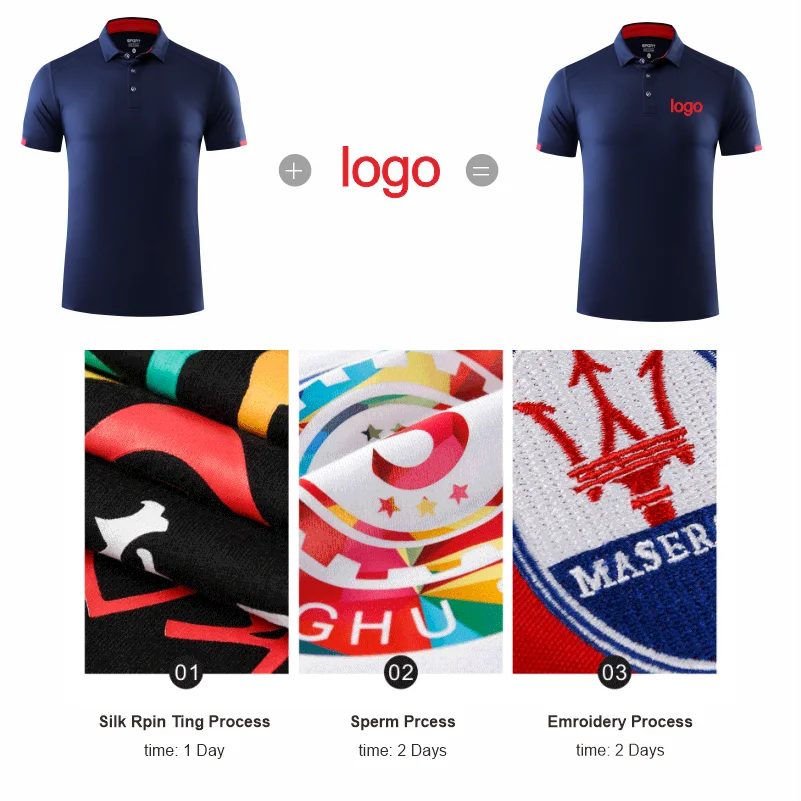 Polo de secado rápido Para Hombre, Camisa de manga corta, personalizada, con logotipo bordado, Para verano