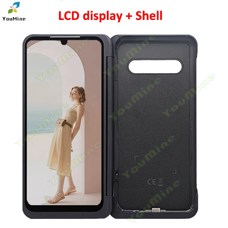 【美品】LG V60 ThinQ 5G用 デュアルスクリーン（LM-V605N） Amazon.co.jp: V60 ThinQ 5G 用デュアル スクリーン ケース - ブラック
