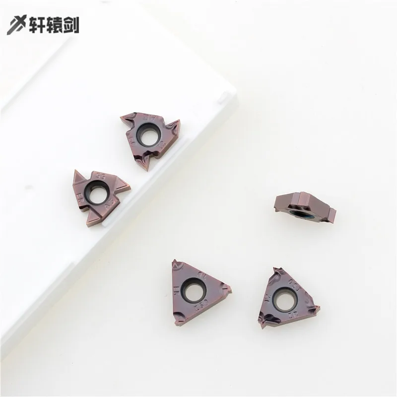 10Pcs 16ERM 16IRM 11W 14W XM9030 Indexable Internal Thread Carbide Insert CNC Lathe Tool For Stainless Steel