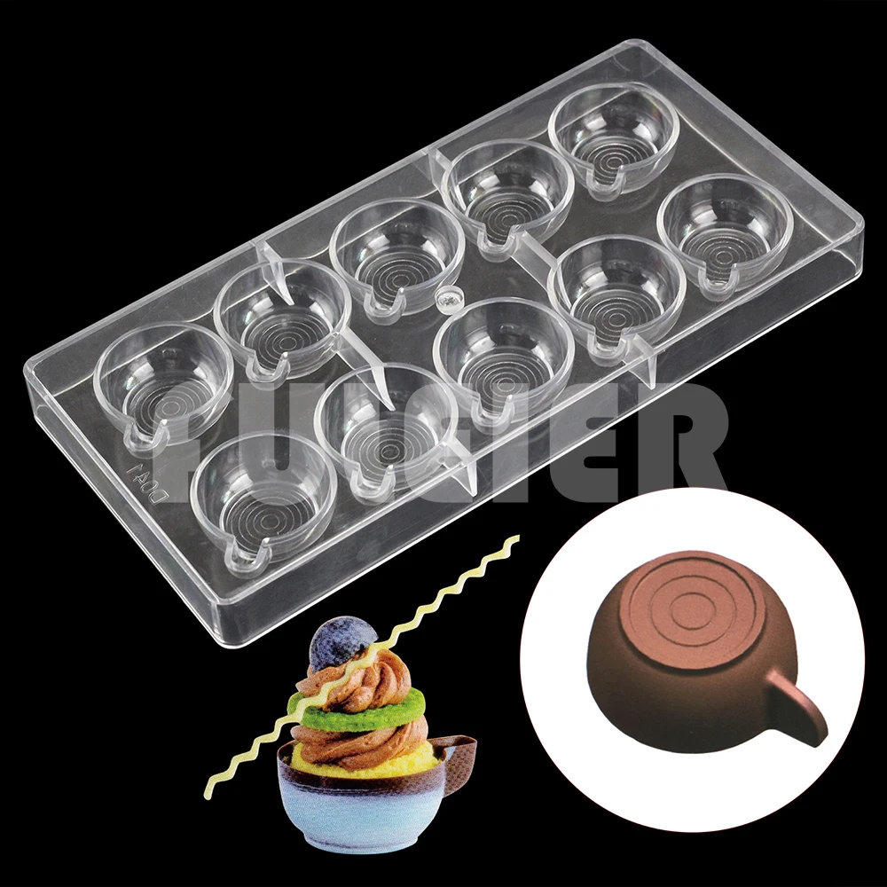 Polycarbonate Chocolate Mold Baking Confectionery Tools For Cake Decoration Pastry Baking Chocolate Candy Mold Bakeware Pan