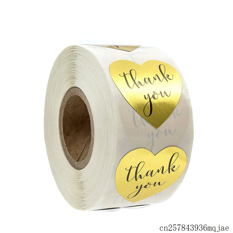 

20 Roll THANK YOU Stickers Round Package Stickers Seal Labels for Bicycle Sticker Labels Stickers