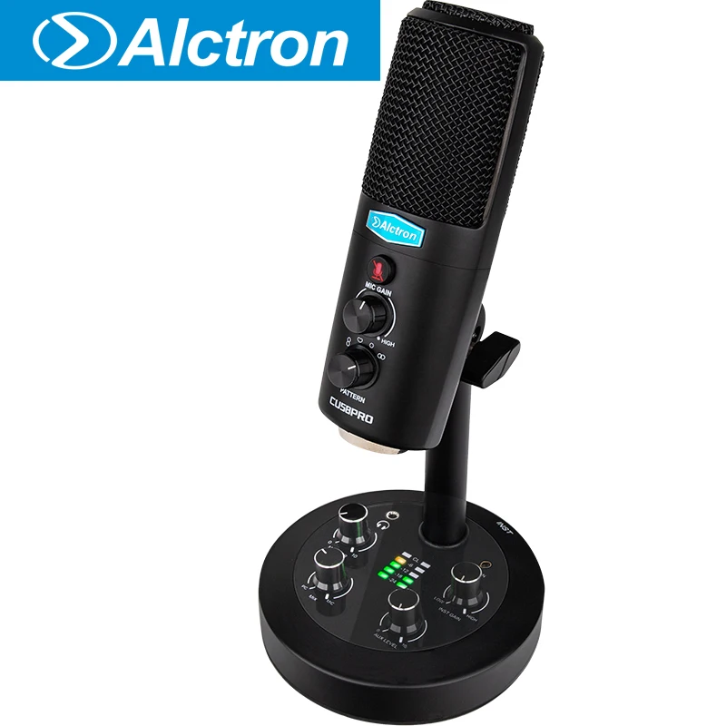 Alctron CU58 PRO multi-function USB mic, 3 capsules 4 polar patterns