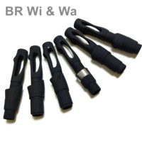 BR Wi&Wa OVS reel seat Non-slip Matte Black Super Smooth Super Sear-resistant Reel Reat Size16 DIY repair fishing rod 1PCS