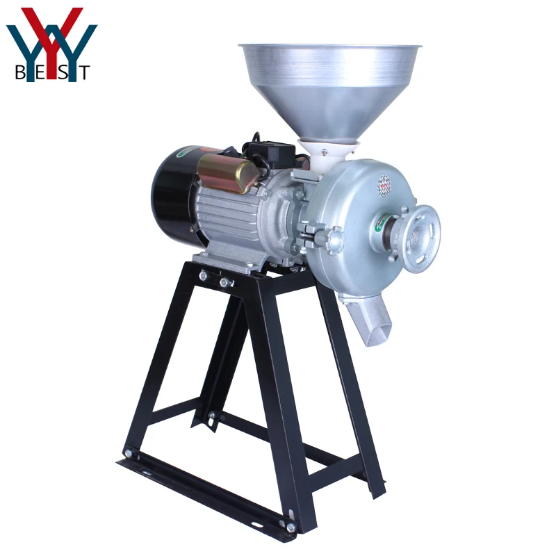 3000W High Power Dry And Wet Grain Mill Machine Peanut Seasum Butter Grinding Milling Machine Stone And Steel Crusher Grinder