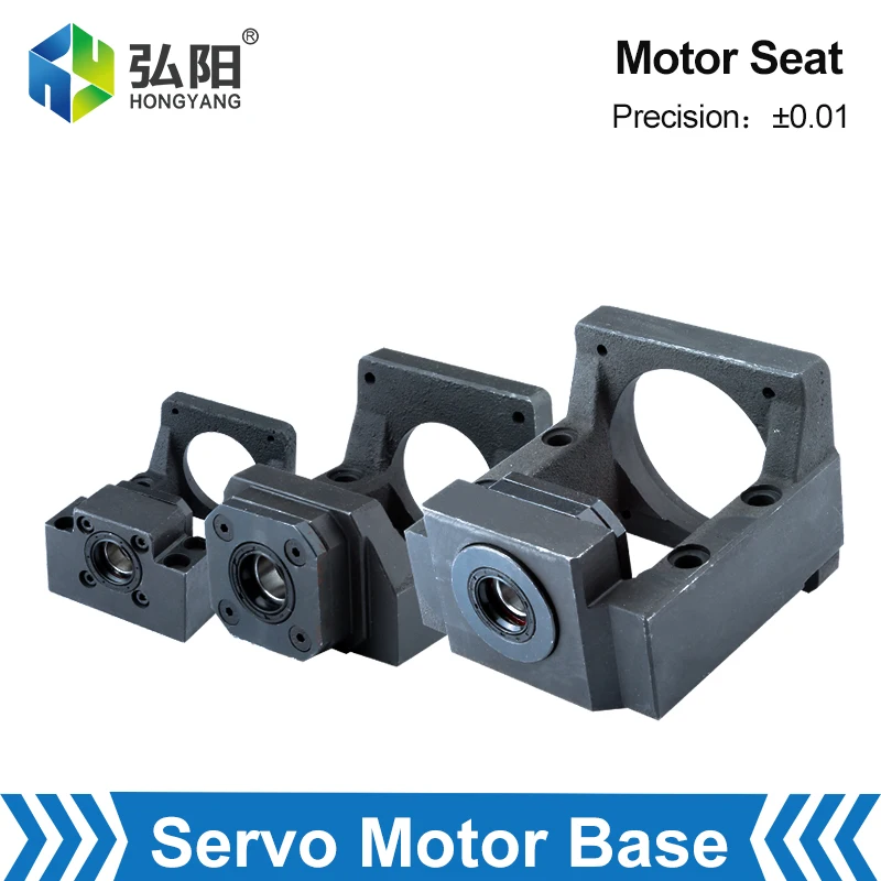 CNC Milling Machine 60 Servo Stepper Motor Seat Ball Screw Linear Slide Module Bearing Support Fixed Base Integrated Base